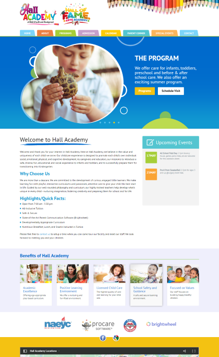 Child Care Website Templates | Daycare Website Templates | Websites for ...