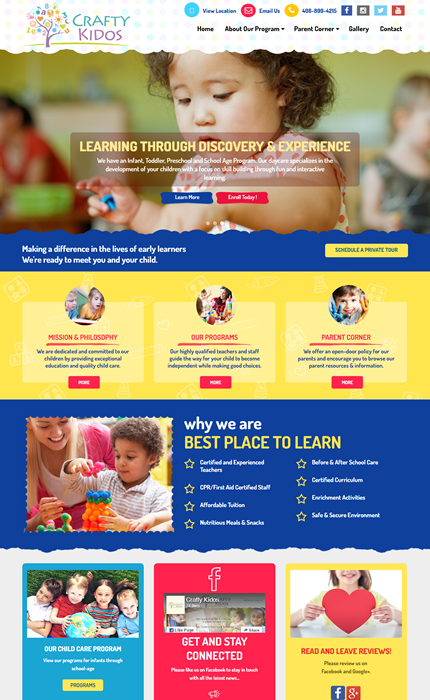 Child Care Website Templates | Daycare Website Templates | Websites for ...