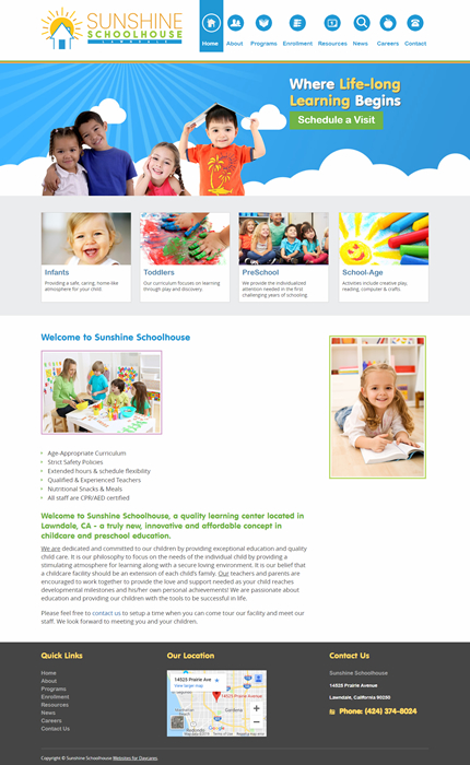 Child Care Website Templates | Daycare Website Templates | Websites for ...